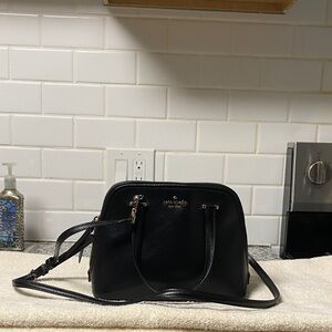 NWOT kate spade Black Leather Crossbody Bag